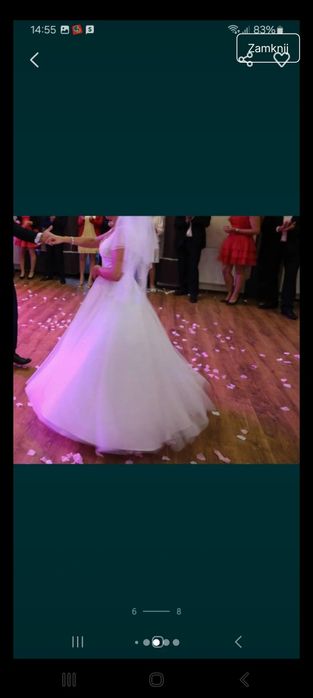 Suknia ślubna + welony