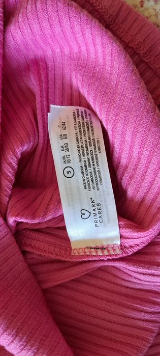 Vestido cor de rosa primark s