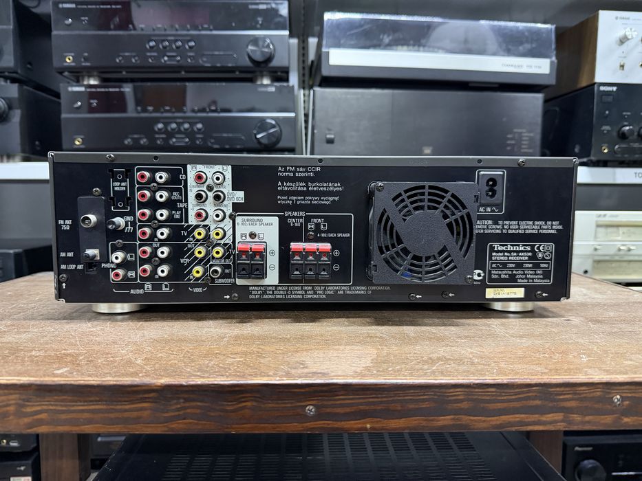 ‼️ Technics SA-AX530 – Amplituner AV 5.1 z Dolby Digital, DTS, Dolby Pro Logic i Wieloma Wejściami Audio-Wideo | Audio Room