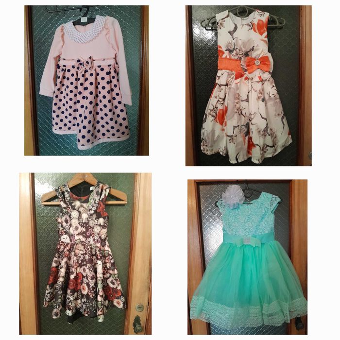 Святкові сукні на дівчинку (сукні вдягнено по 1 разу)