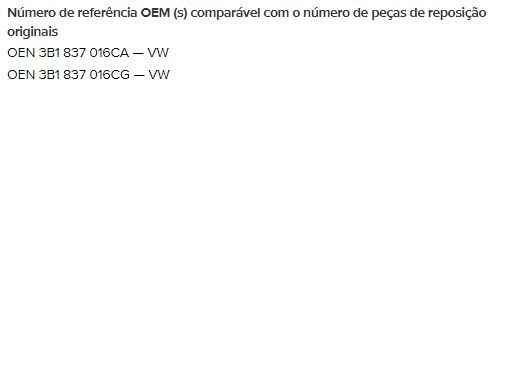 NOVA Fechadura VW da porta direita frente