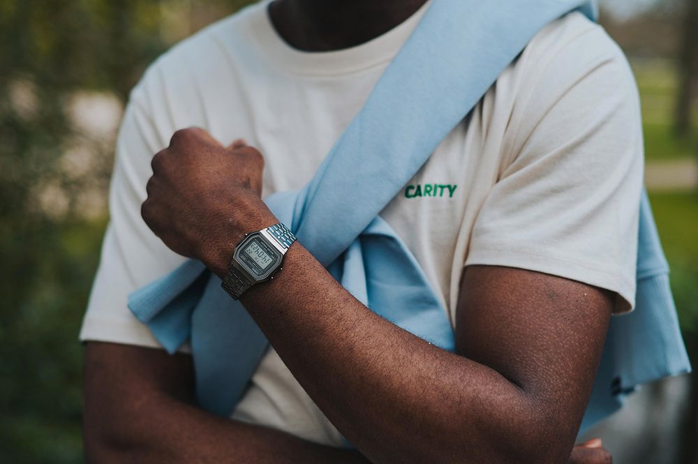 Мужские часы Casio A158WETB-1A ! Оригинал! Фирменная гарантия 2 года!