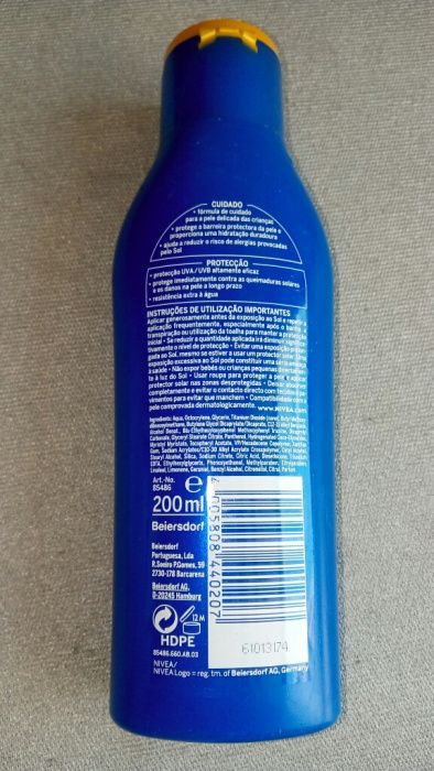 Loção Solar Hidratante "Sun Kids" 50+ NIVEA (Selada)