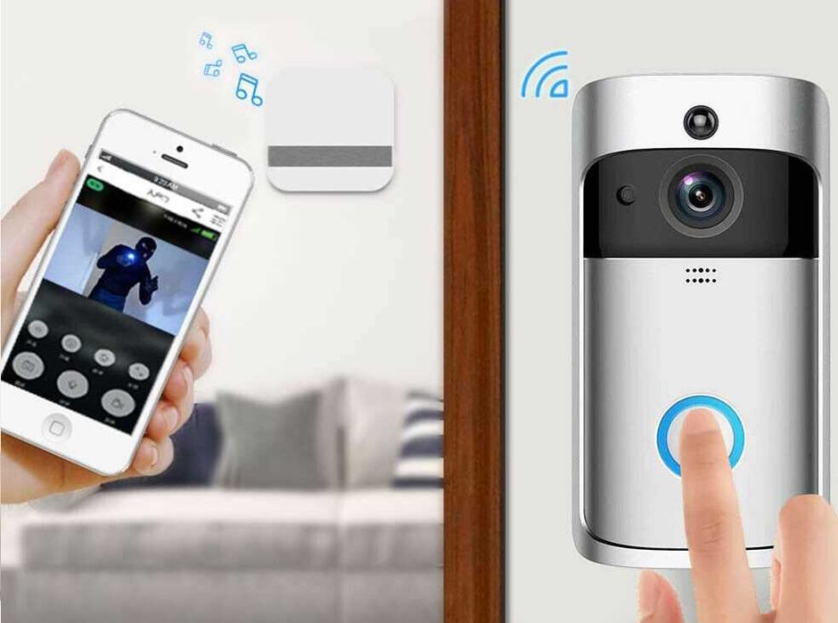 Vídeo Porteiro remoto WIFI via APP telemovel Android e iOS