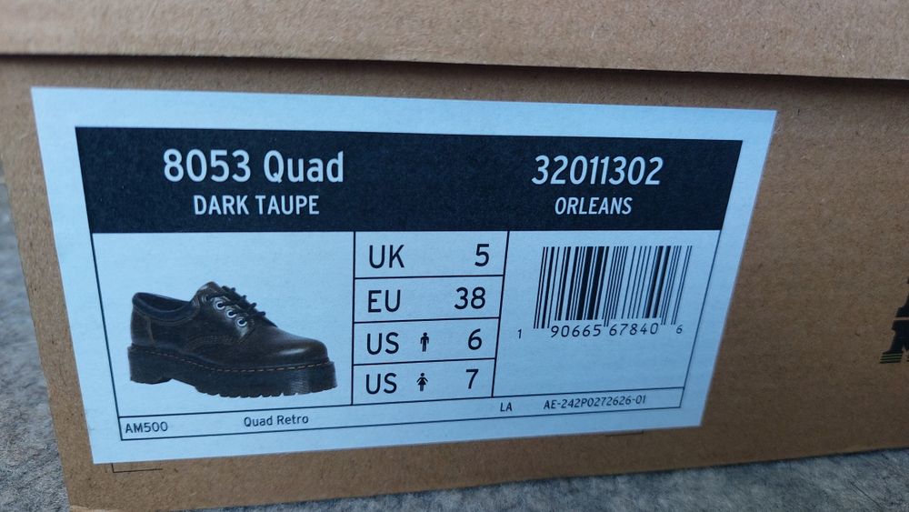 Buty Martens Dark Chocolate 38