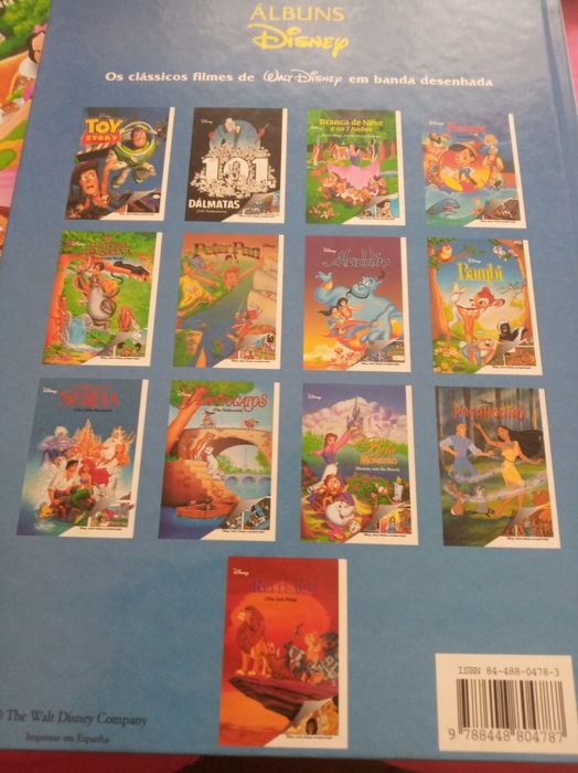 13 Clássicos de WALT DISNEY (col. Completa) lote ouro