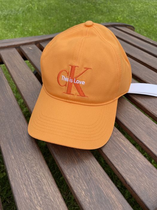 Новая кепка calvin klein бейсболка (ck orange cap) с америки