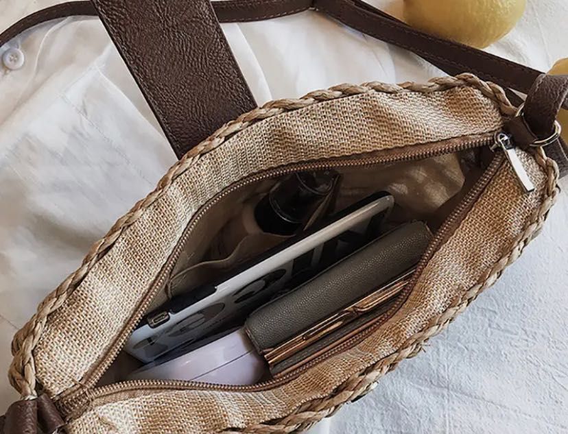 Сумка плетена літня