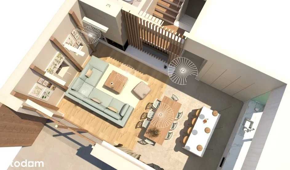 Nowoczesny energoszczędny dom jednorodziny 140m2 pod Ostrowem