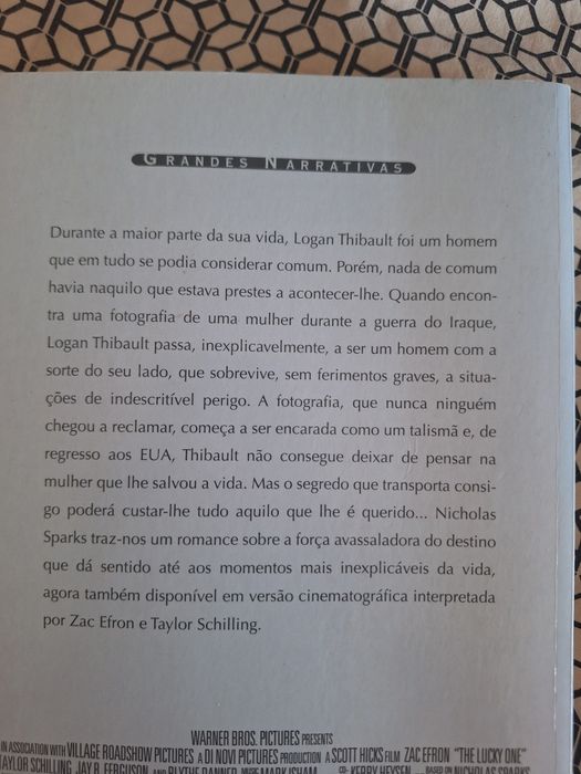 Um Homem Com Sorte (Nicholas Spark)