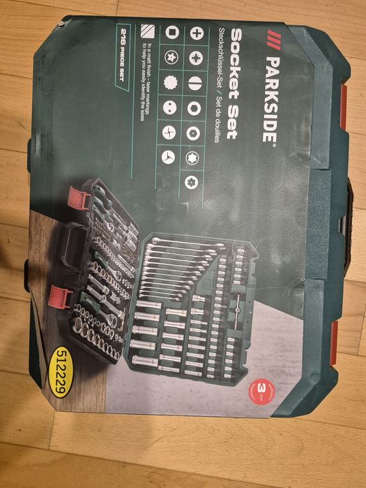 Набір інструментів ключів Parkside 216 шт