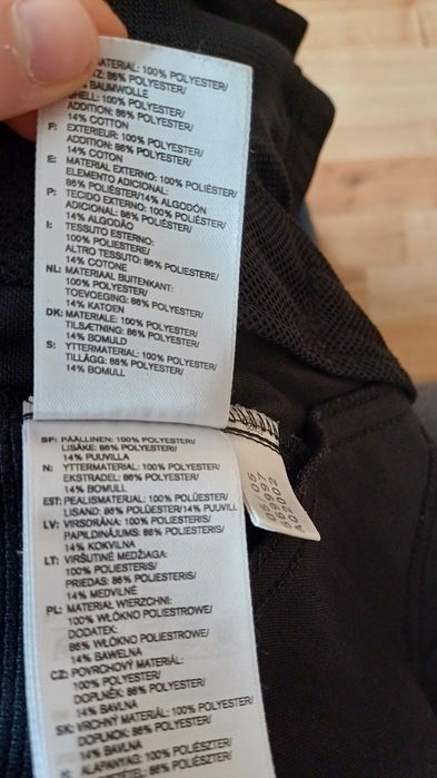 Kurtka męska bluza Czarna Adidas na zamek rozmiar XL