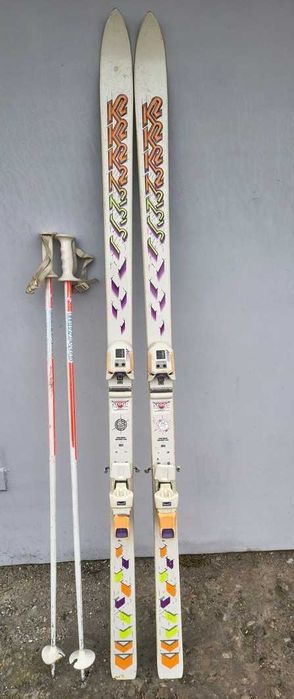 Лижі "К2" з палками та ботами "Solomon", роз.38.