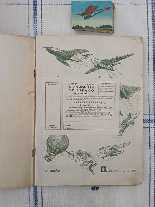 Caderneta de cromos - A conquista do espaço