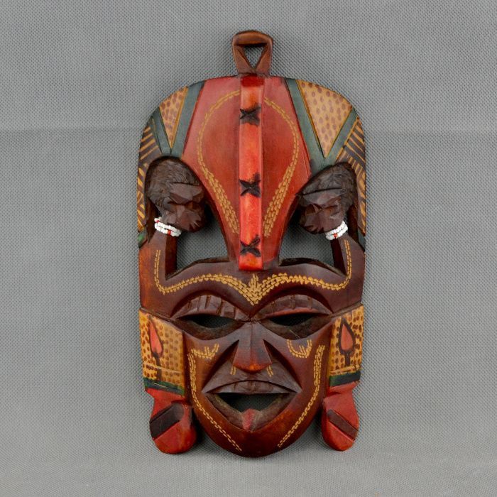 Par de máscaras Africanas em Madeira