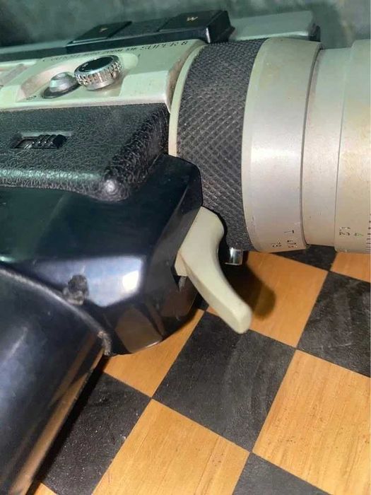 Câmera de Filme Canon Super 8 Original dos anos 1970 Japão – Lente de Zoom 9–45mm