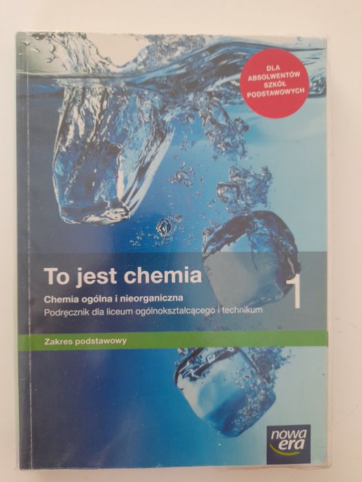 Książka do chemii klasa 1 technikum