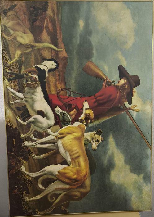 Quadro motivo de caça