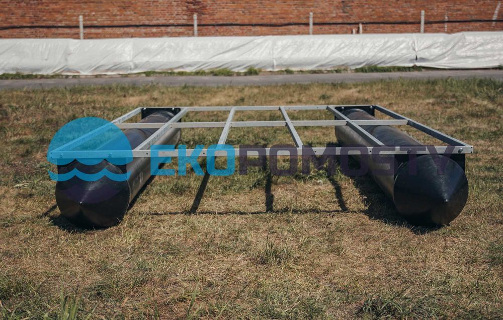 OD RĘKI - platforma pływająca, tratwa, ponton 3x2,4m - 7,2mkw