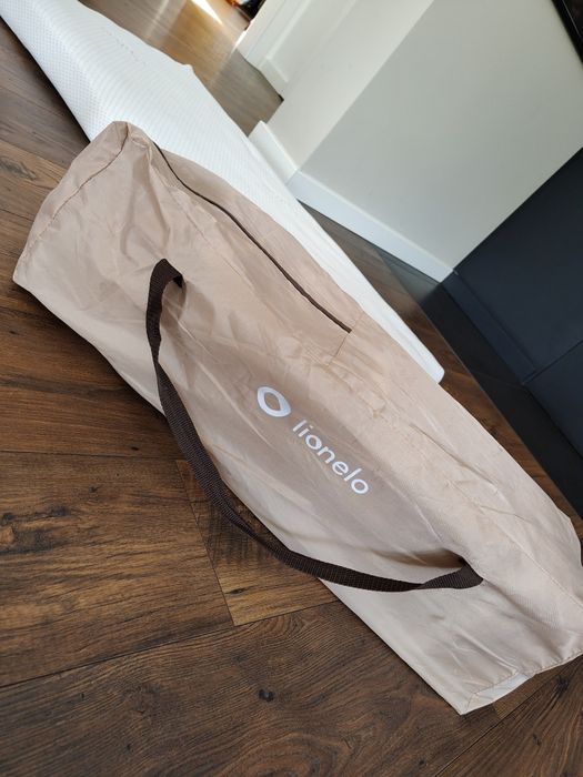 Łóżeczko turystyczne LIONELO  Beżowe nowe