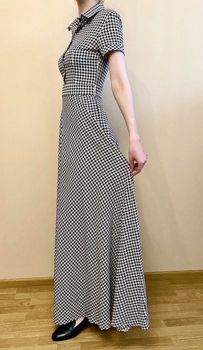 Длинное платье из вискозы
