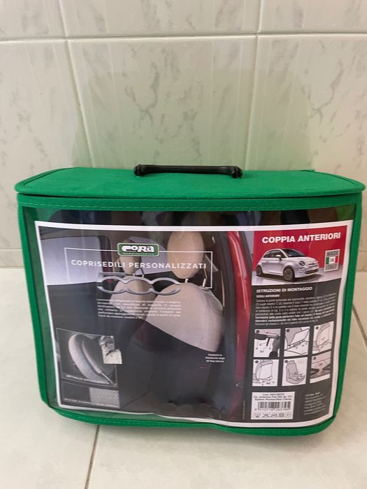 Conjunto de 2 Capas de assento de carro Fiat 500