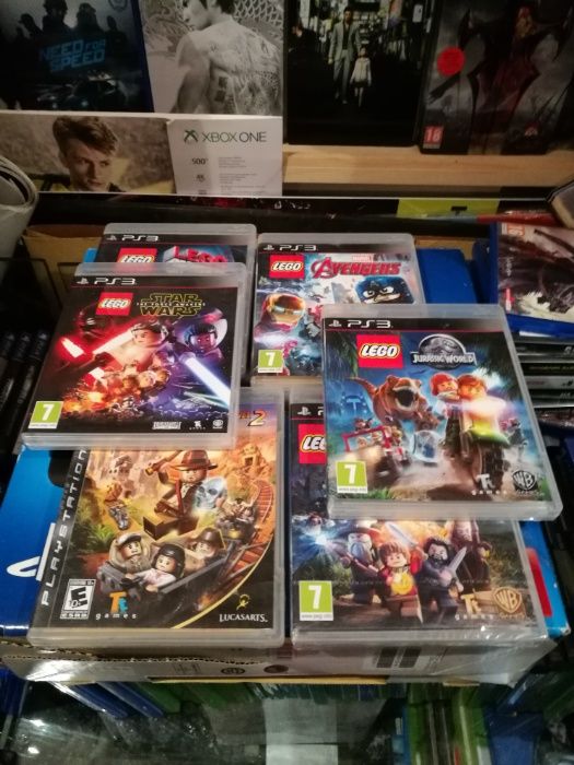 Lego Indiana Jones 2 Move Hobbit Avengers Jurassic world ps3 xbox 360