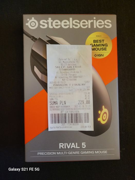 Myszka stellseries rival 5