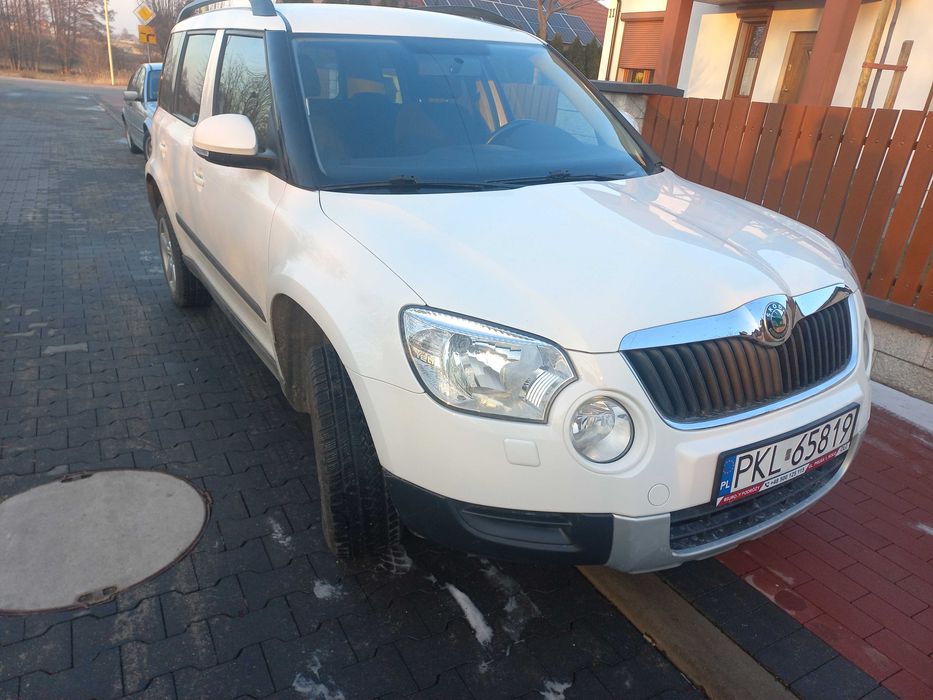 Skoda Yeti 2011r  1.2ben 105KM  przebieg  114000km ZAREJESTROWANY
