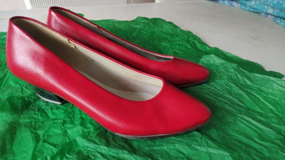 Sapatos de couro vintage