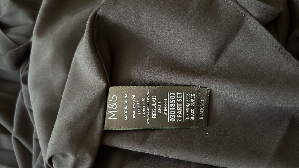 Плаття сукня великого розміру, плісе m&s