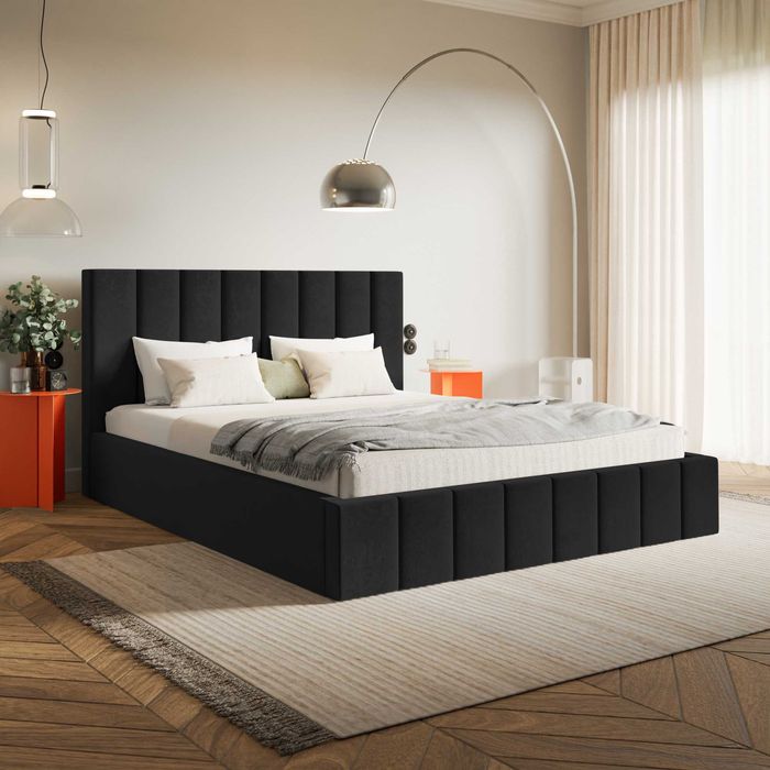 Łóżka łóżko tapicerowane IBIZA 160x200 180x200 pojemnik gratis