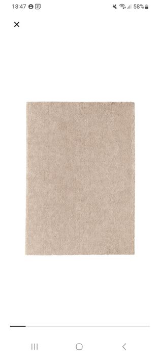 Tapete branco bege Ikea