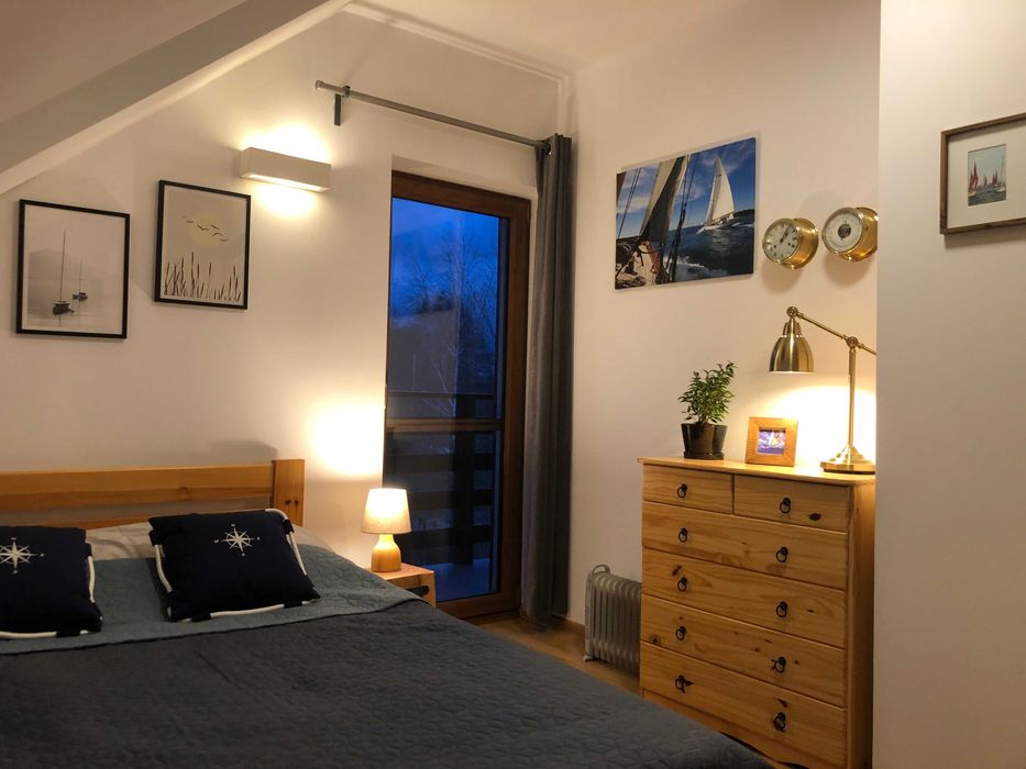 Dom letniskowy "Zatoka Mazury" nad Jeziorem Święcajty. Kal k.Węgorzewa