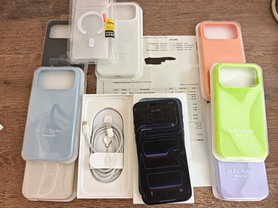 iPhone 17 Pro Max 6.9" 256GB Azul   C/Garantia Aceito Retomas