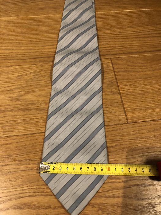 Krawat szary w paski
