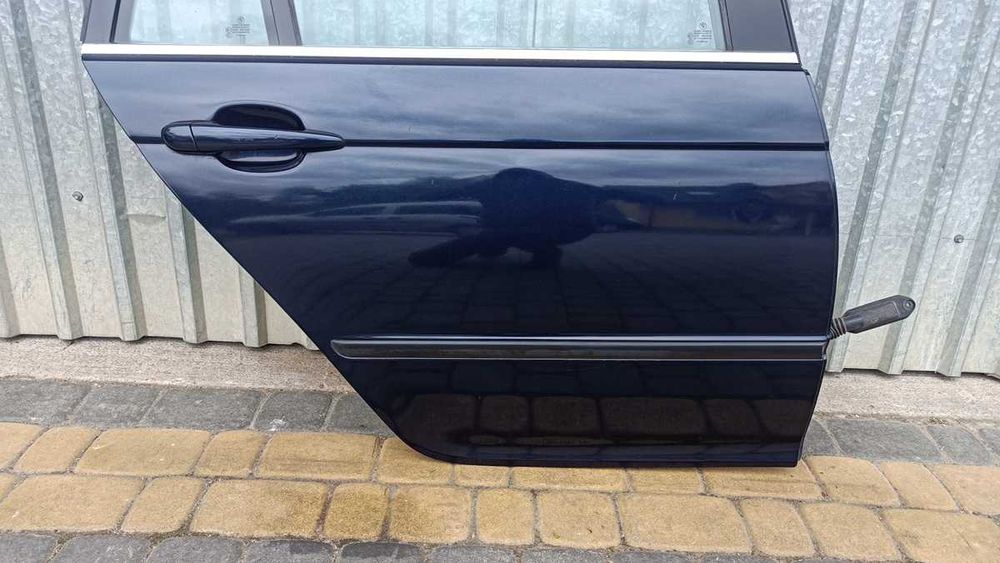 Drzwi prawy tył bmw e46 kombi touring orientblau metallic 317/5