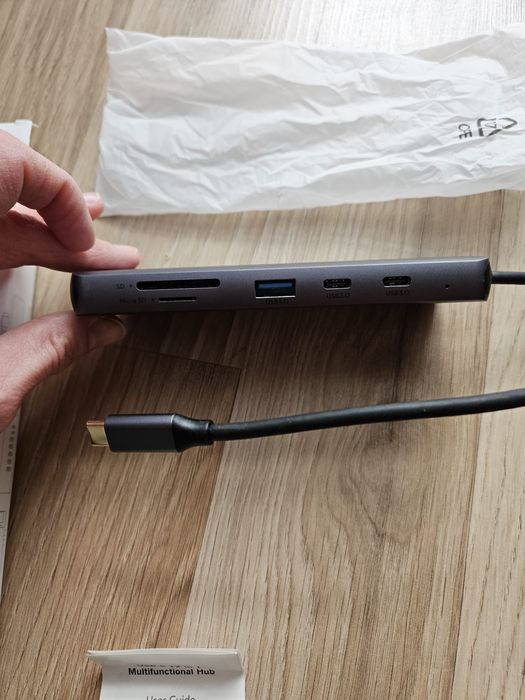 Adapter HUB USB-C MOKIN 12w1  4K HDMI | RJ45 | NOWY | MacBook / Dell / HP