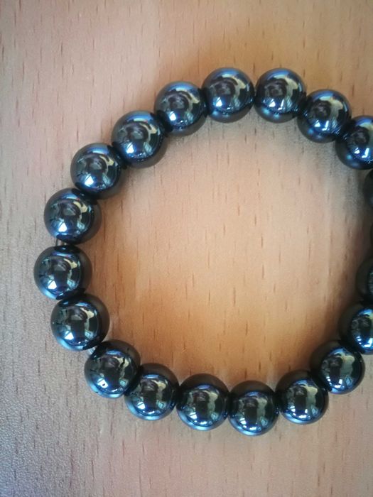 Komplet kolekcjonerskich bransolet hematyt