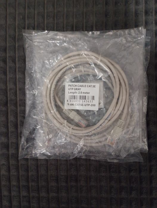 Kabel Ethernet RJ45 2metry kategoria 5e