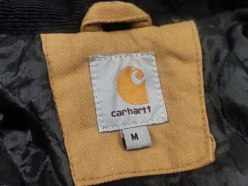 Вінтажна куртка Carhartt j001 detroit харік бежева з кишенями вітровка бомбер мілітарі тактична тепла