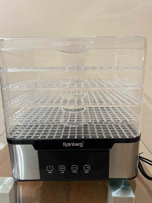 Електрична сушарка для овочів та фруктів RB-2295 1000W дегідратор