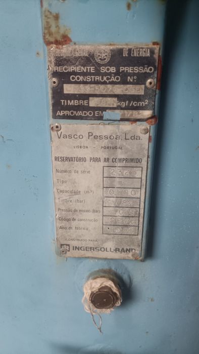 Depósito ar comprimido