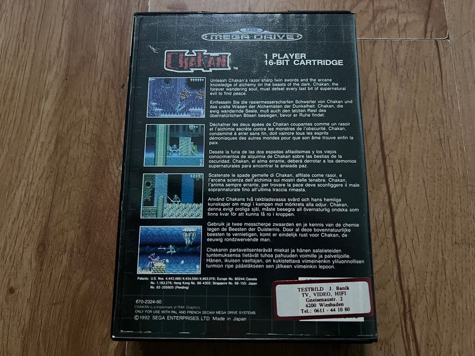 Chakan, Unikat, Sega Mega Drive