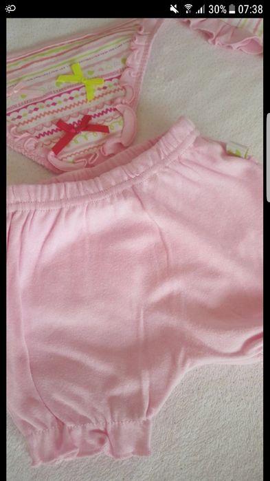 Nowy komplet Duck Duck Goose r.6-9m