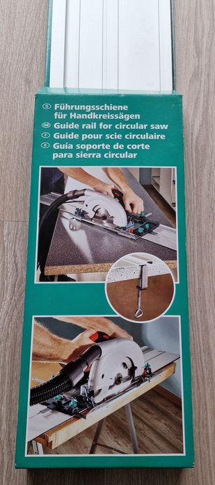 Prowadnica Wolfcraft do ręcznych pilarek tarczowych