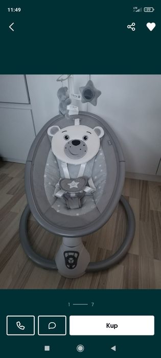 Leżaczek niemowlęcy Baby rocker