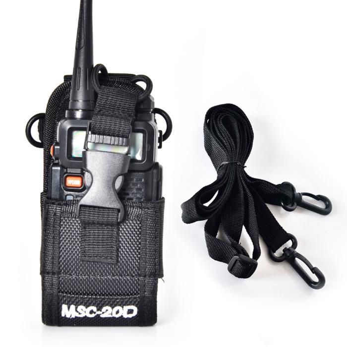 Bolsa de nylon universal p/ radio walkie talkie