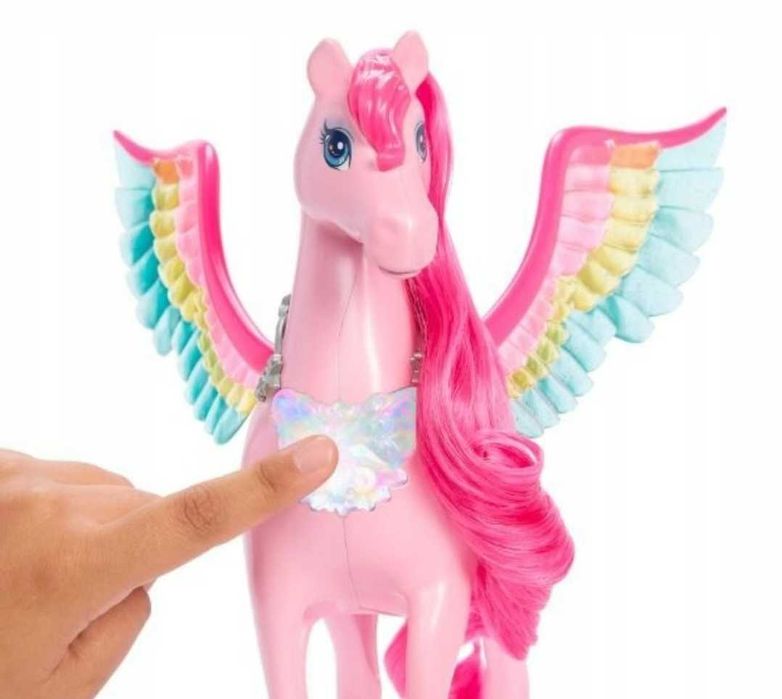 HICIOR !!! MEGA Pegaz Światła i Magii od BARBIE