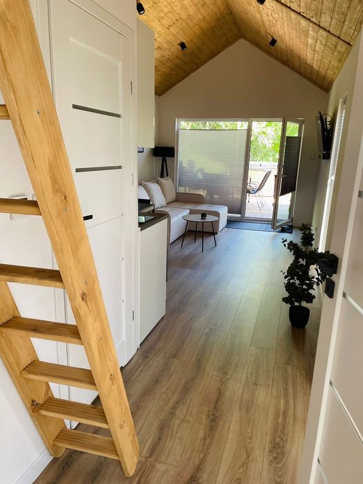 Domek nad jeziorem Drawskim jacuzzi jezioro drawsko drawskie czaplinek